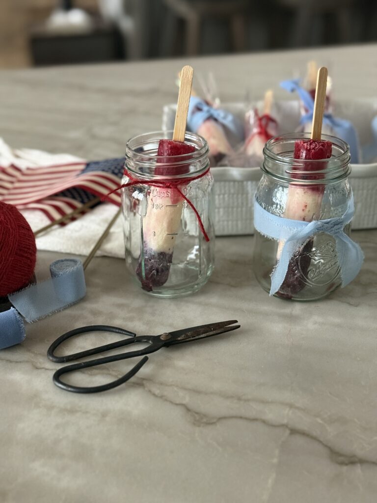 Patriotic popsicles 