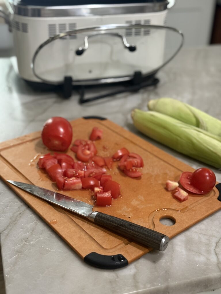 Fresh diced tomatoes