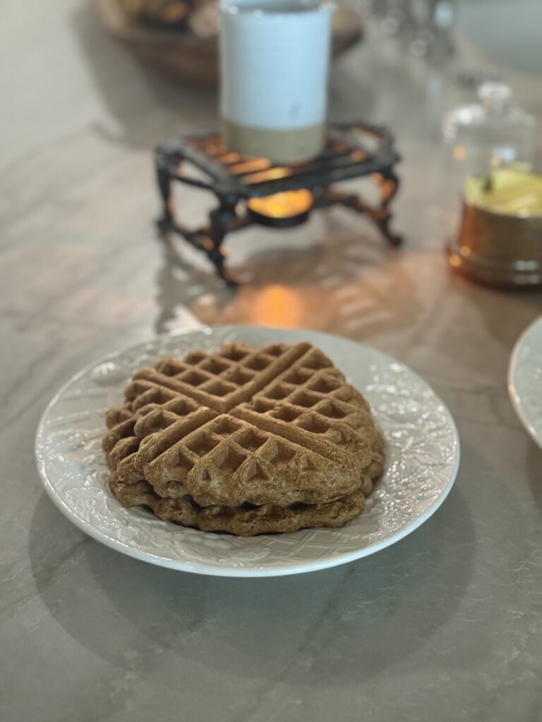 Pumpkin protein waffles