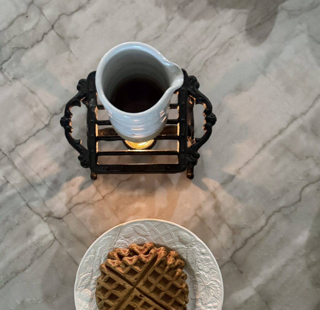 Pumpkin protein waffles