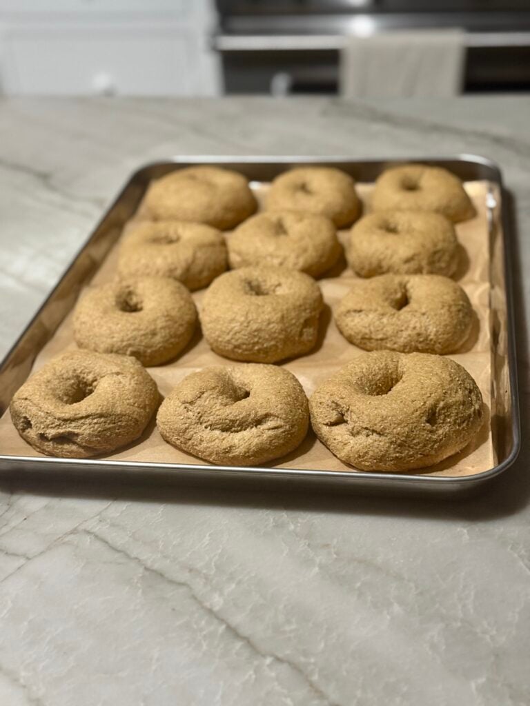 Pumpkin spice bagels