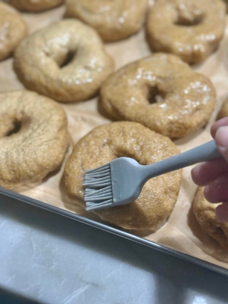 Pumpkin spice bagels